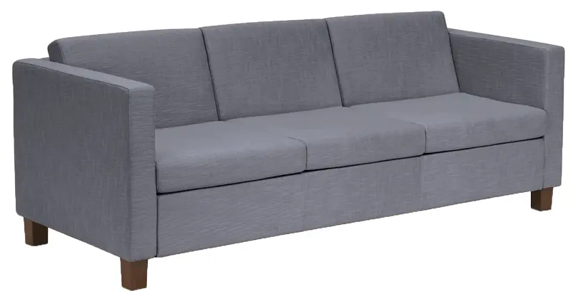 BOGA - 3 sedací souprava, koženka SK 1 - koženka stříbrná